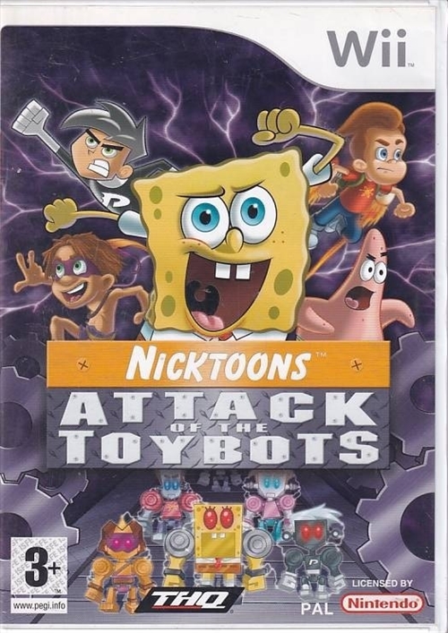 Nicktoons Attack of the Toybots - Wii (B Grade) (Genbrug)
